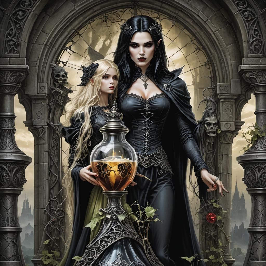 The Sorceress and her apprentice
