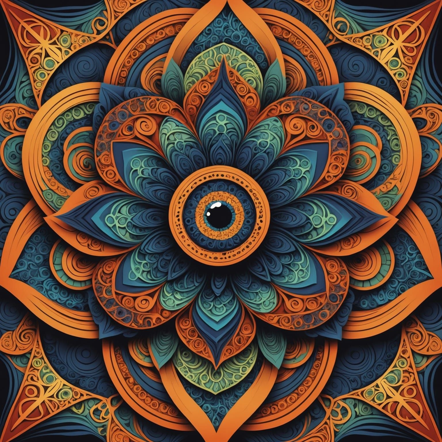 Chakra Alignment and Consciousness Ascension in Abstract Des...