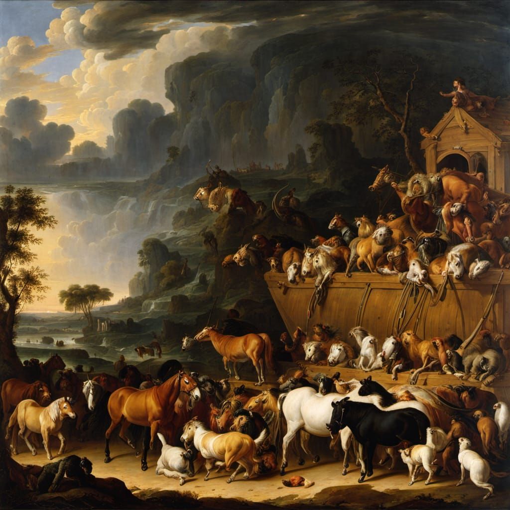 The Animals Entering Noah's Ark