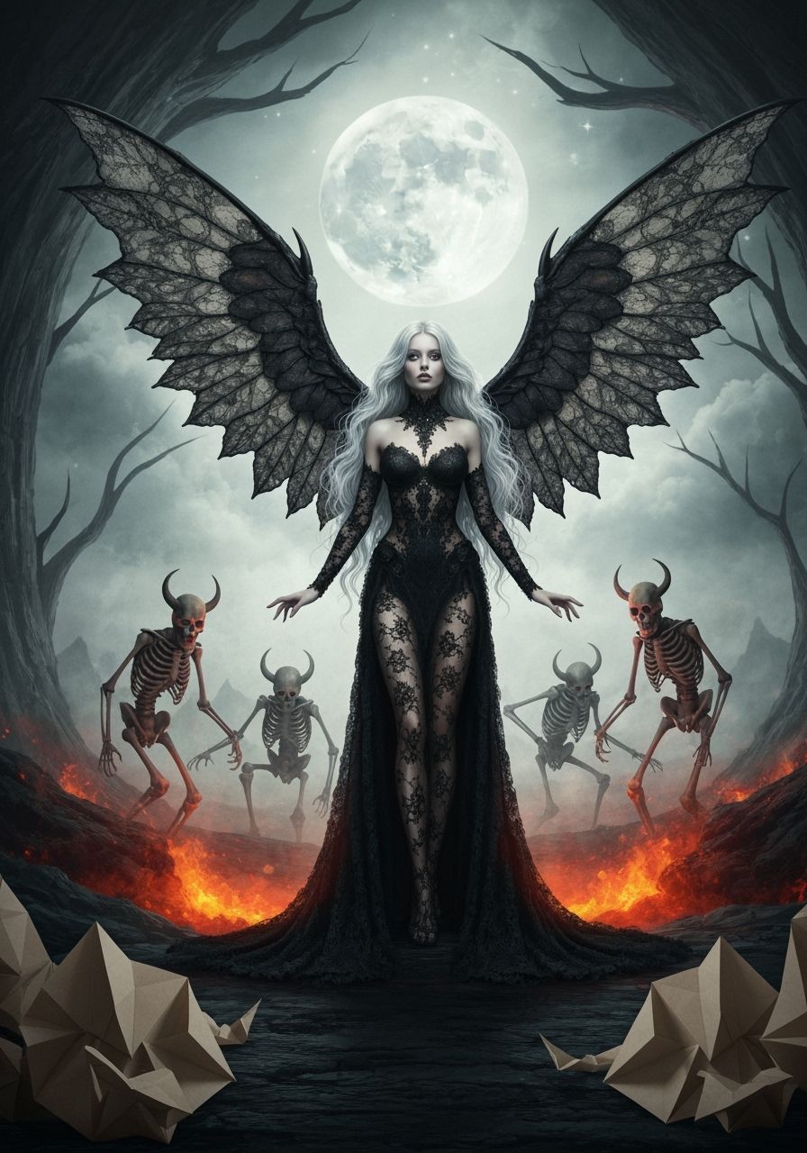 Gothic Moonfairy at Heaven's Threshold