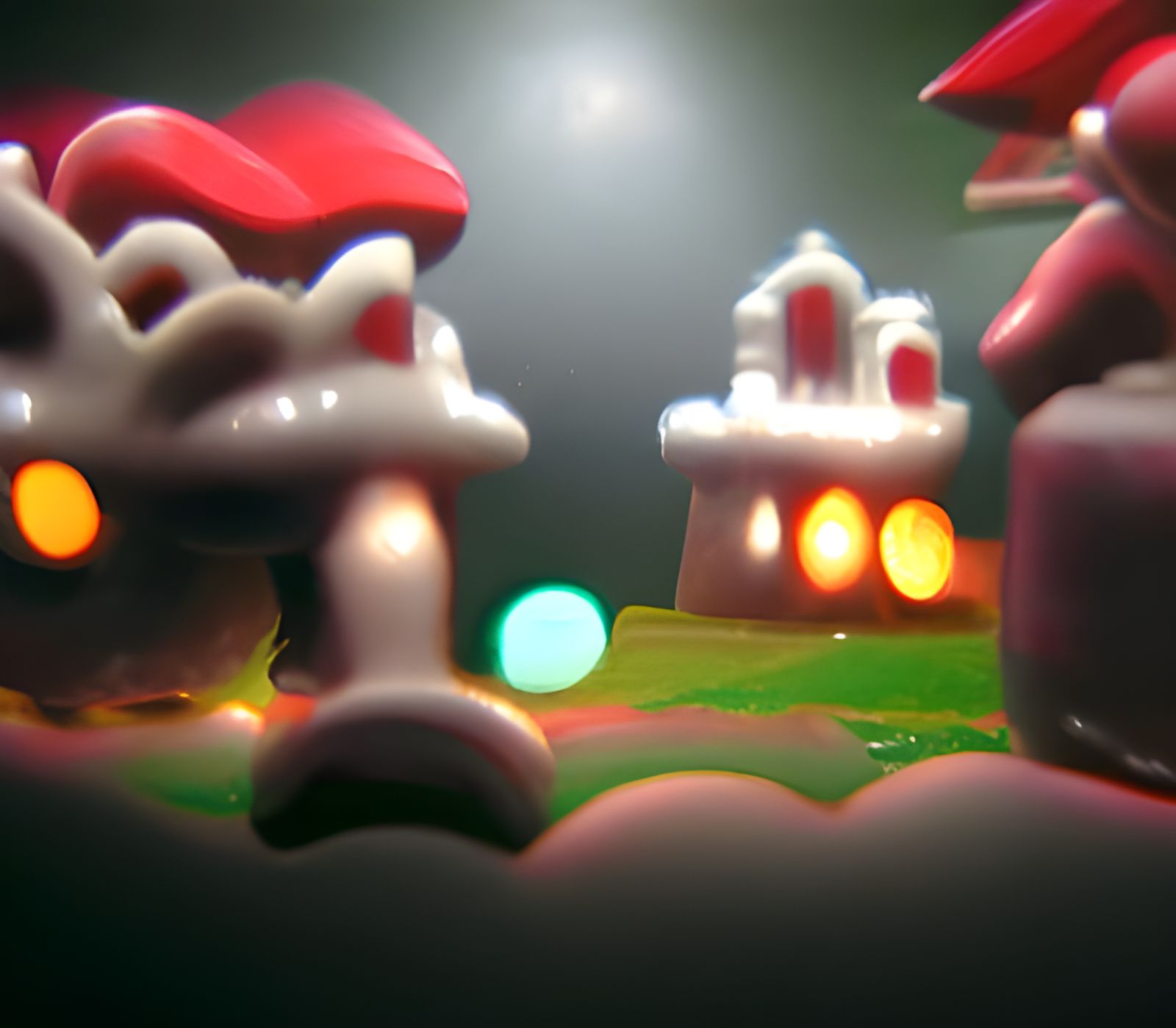 Super Mario in Holographic Ethereal Town