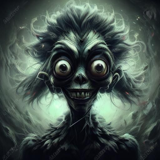 Biomechanical Horror: Beagle Puppy and Alien Creature