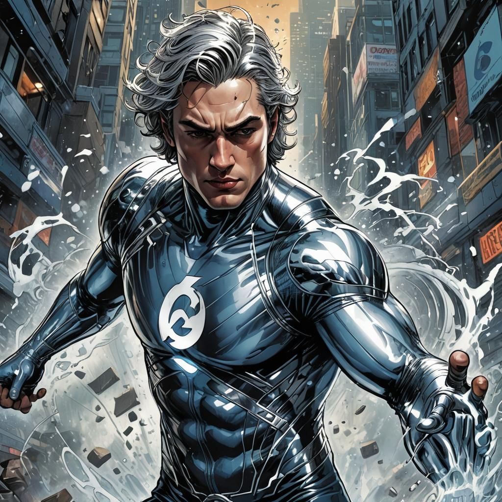Quicksilver Comic Book Art