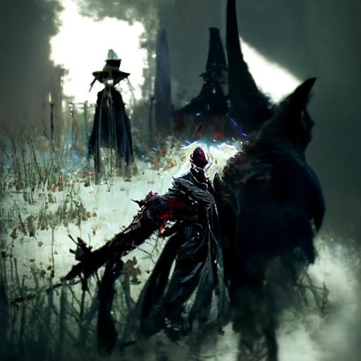 Sinister Gothic Horror Scene