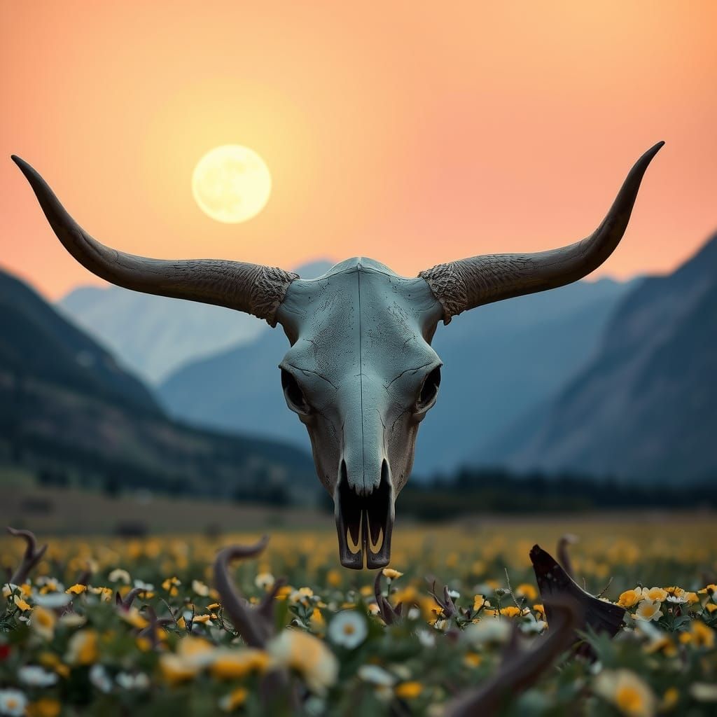 Longhorn Skull