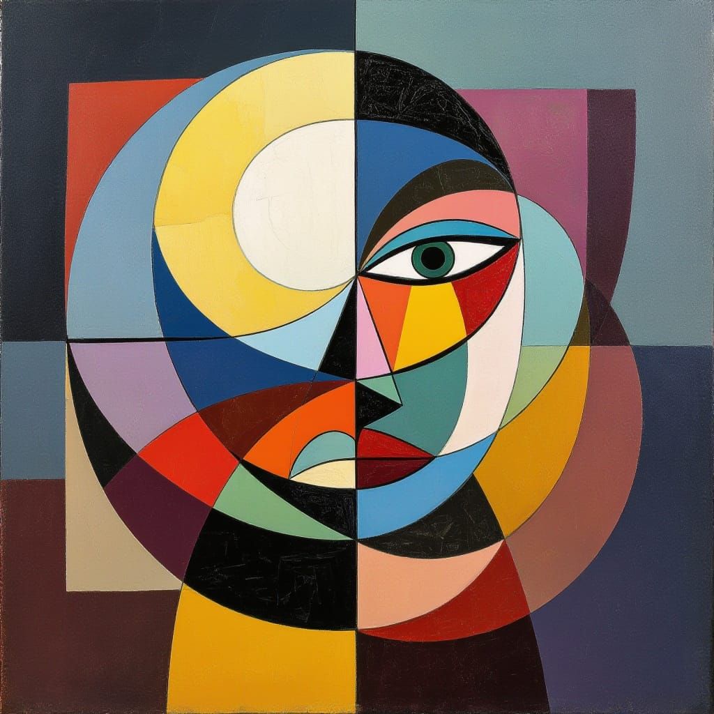 Vast, Serene Abstract Cubism