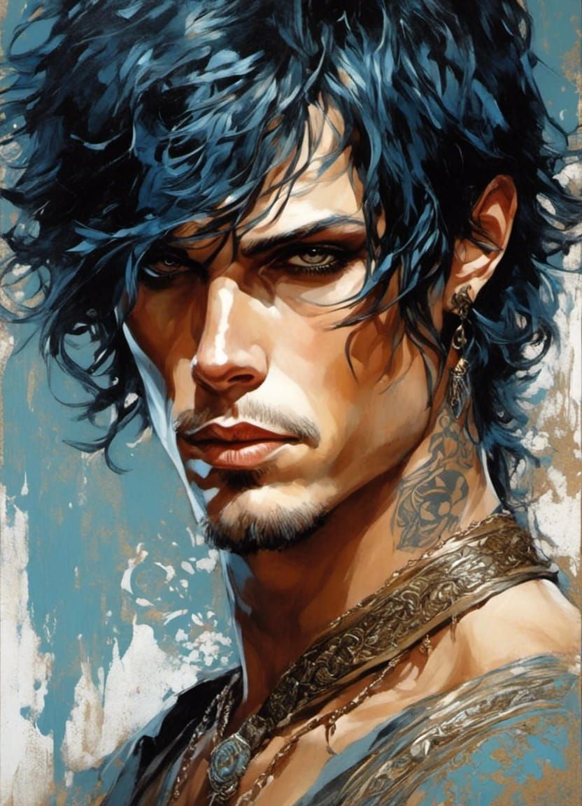 Fantasy Portrait for Video Game Cover Art