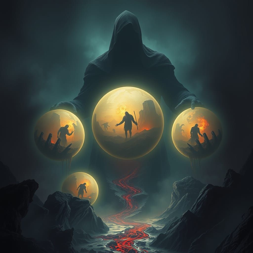 Abyssal Creator: Shadowed Figure Shapes Writhing Realities