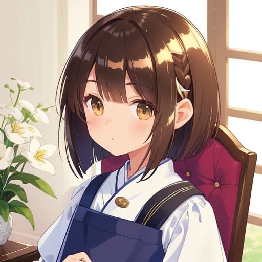 Portrait of a Thai-Chinese-Japanese Girl Getting Hair Extens...