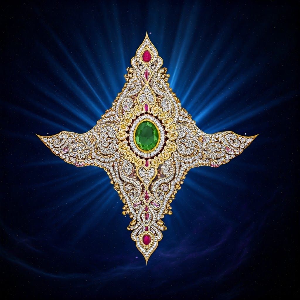 Resplendent Vimana in Starry Expanse