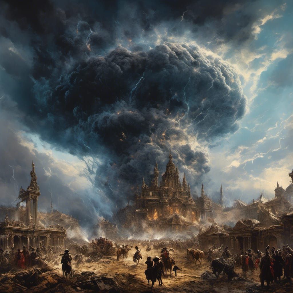 Horrifying Storm of Skeletons and Souls