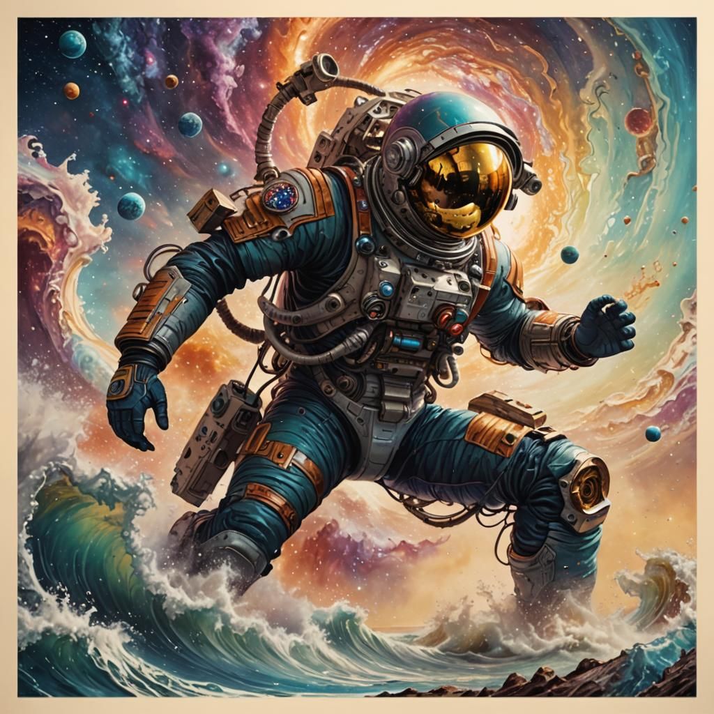 The spaceman, interdimensional travel