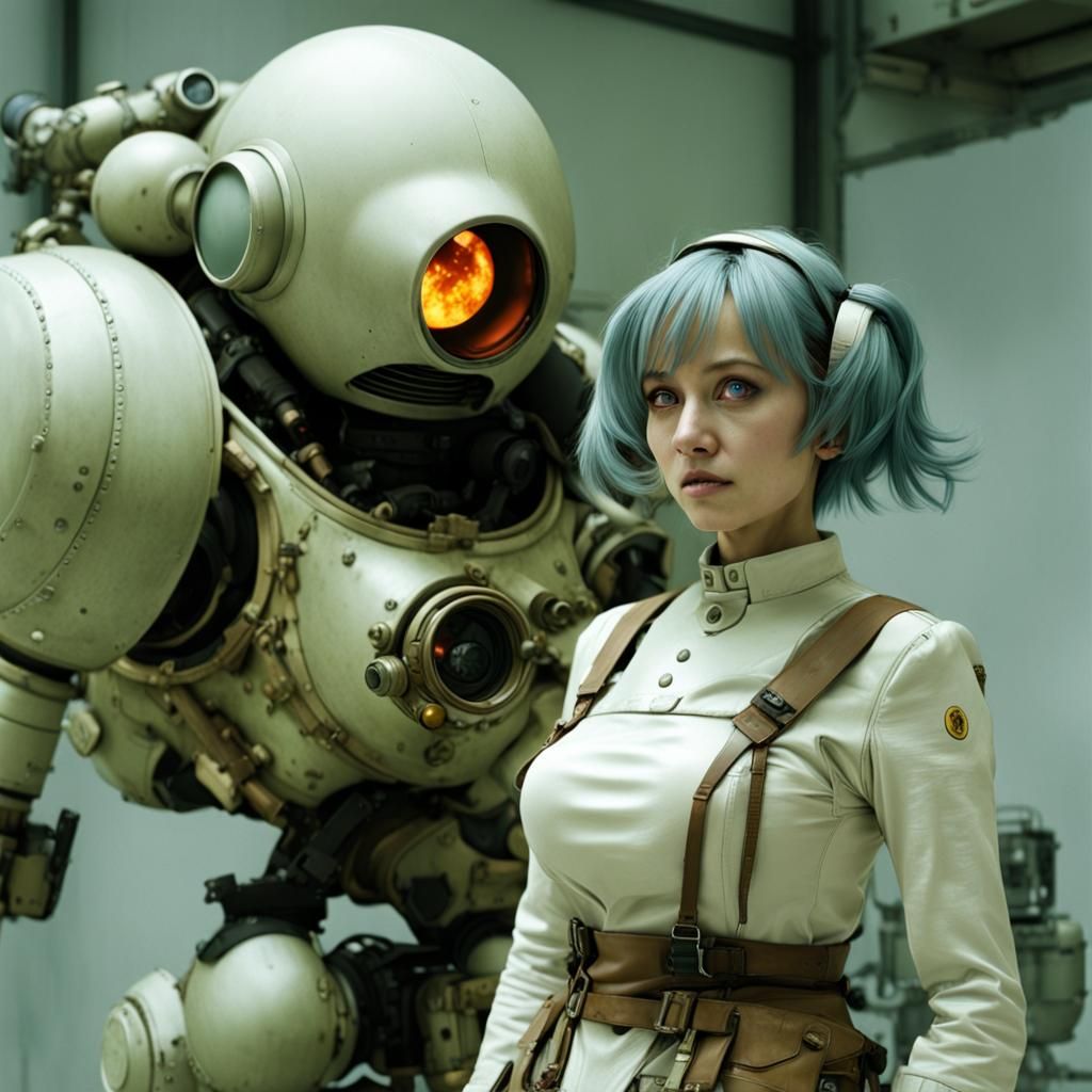 Maschinen Krieger Mechs in Live Action Movie Scene