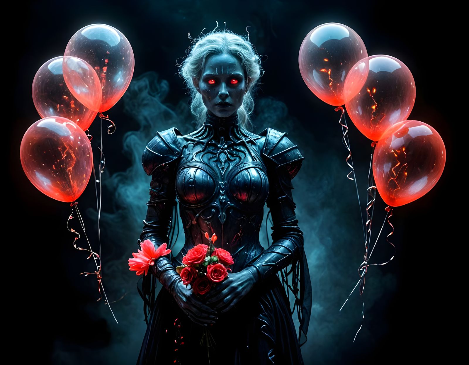 Flowers & Balloons For My Birthday