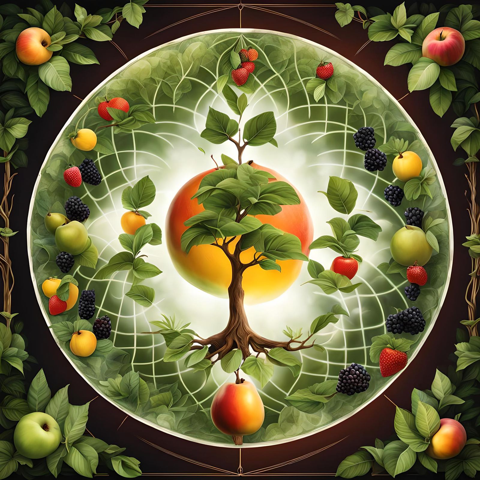 Accurate Fruit Of Life Sacred Geometry Tree