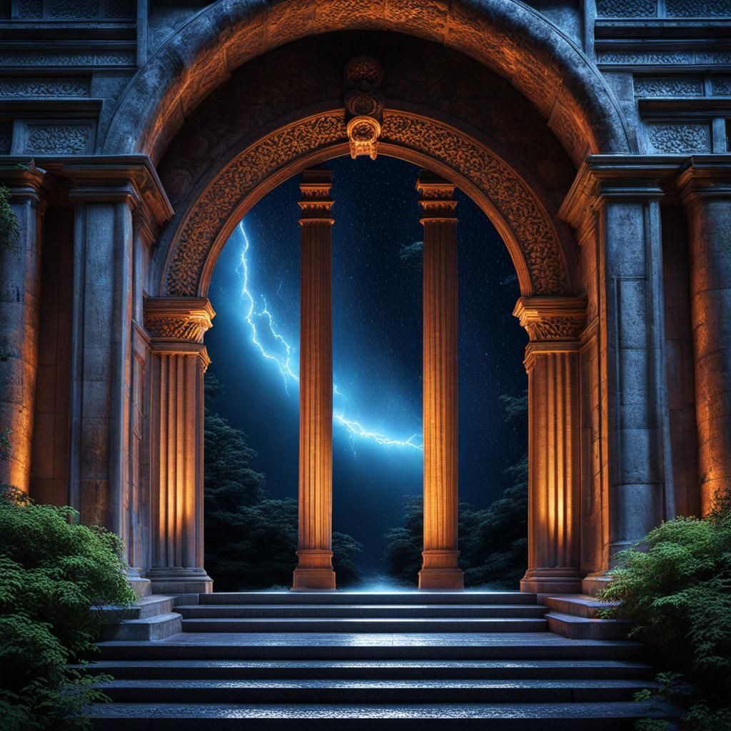 Interdimensional Portal to a Realm of Light