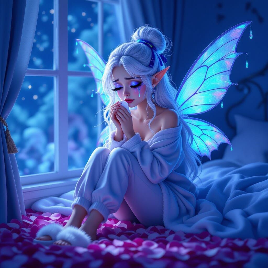 Fairy 😢🩵 (Depressed-Sad)
