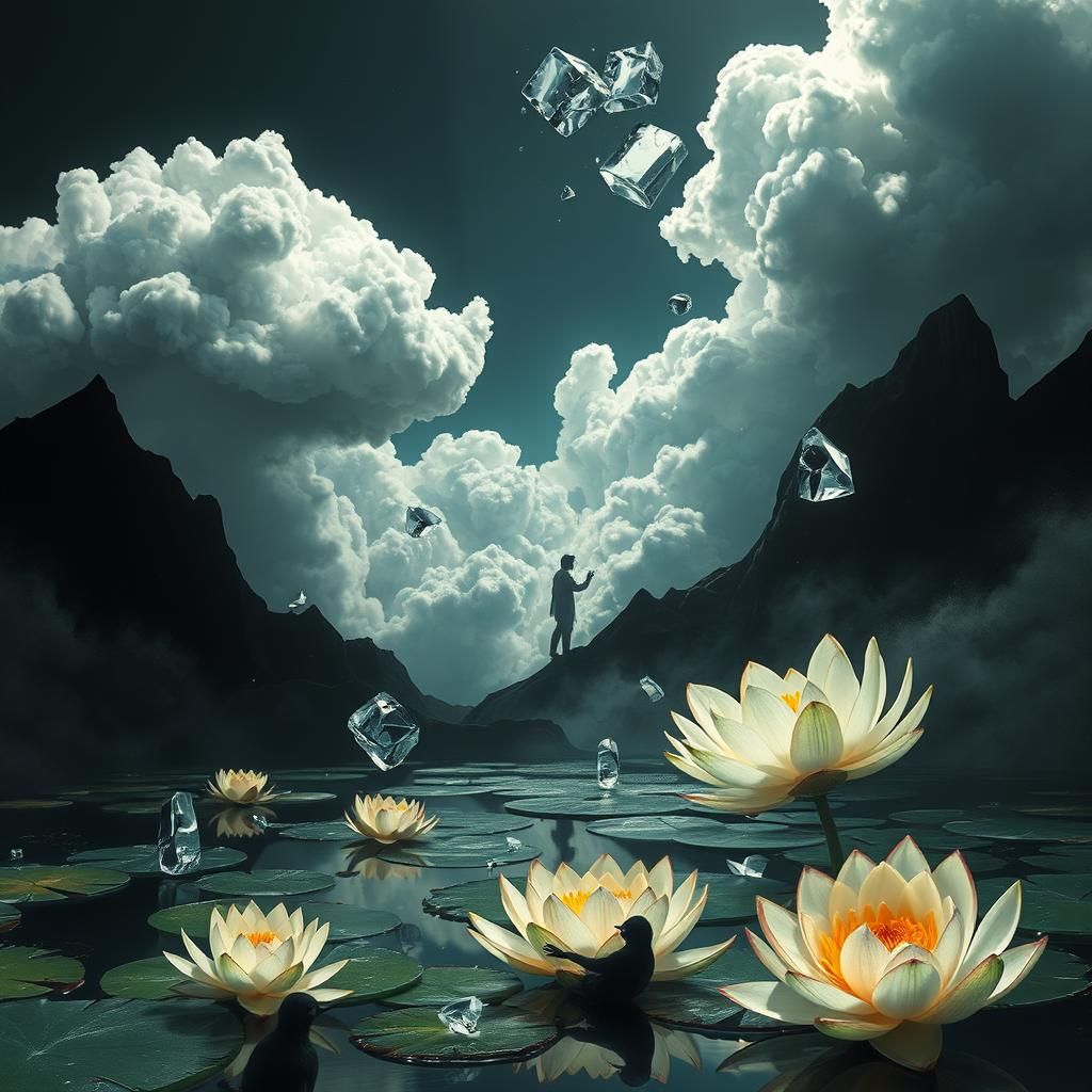 Surreal Dreamscape of Harmony and Juxtaposition