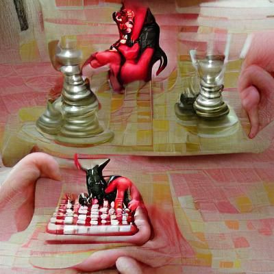 Chess Game: Human Versus Devil