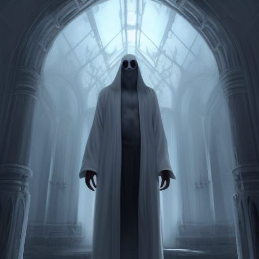 Ghostly Serial Killer in Detailed Matte Painting