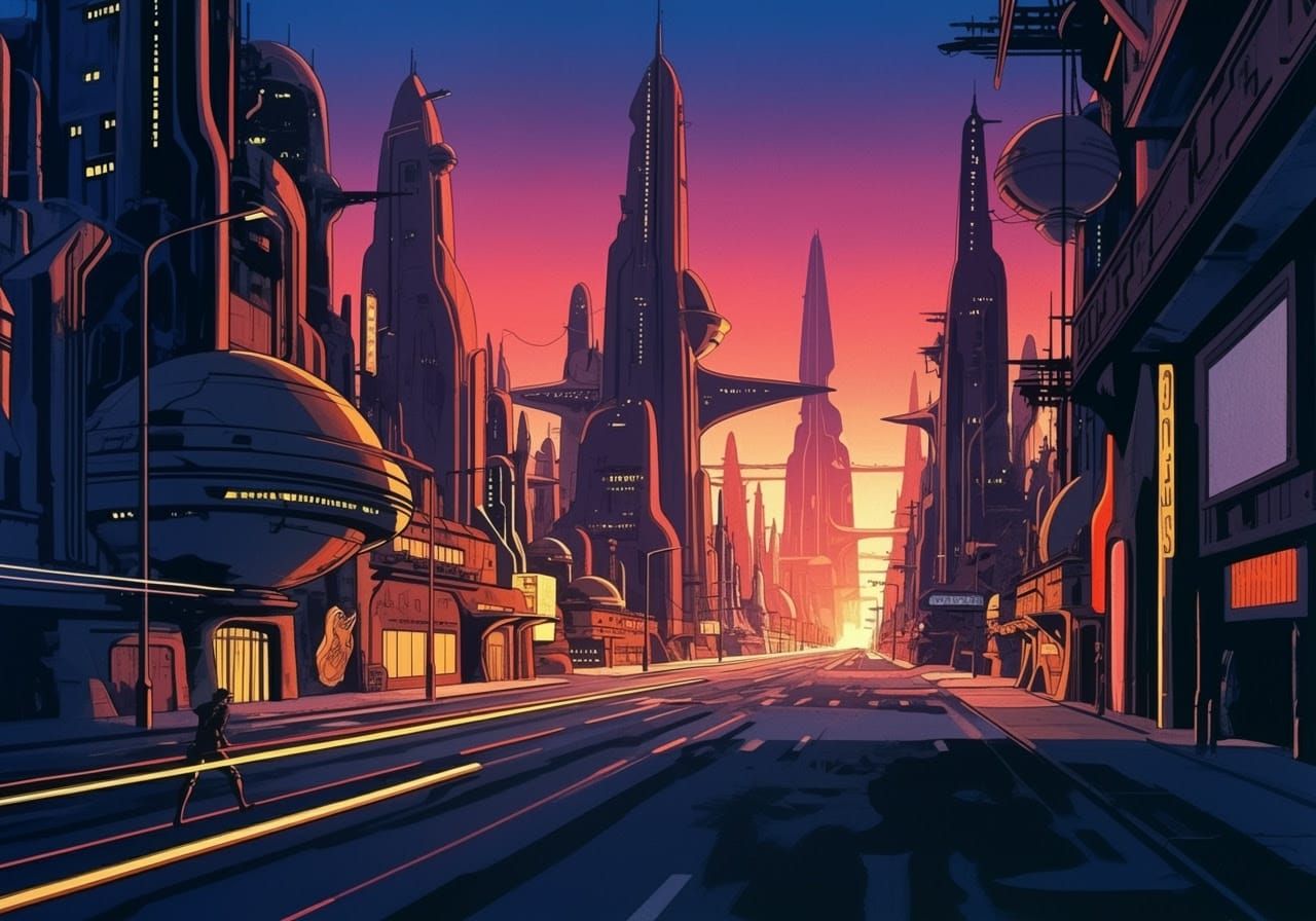 Sunset in the Far Future