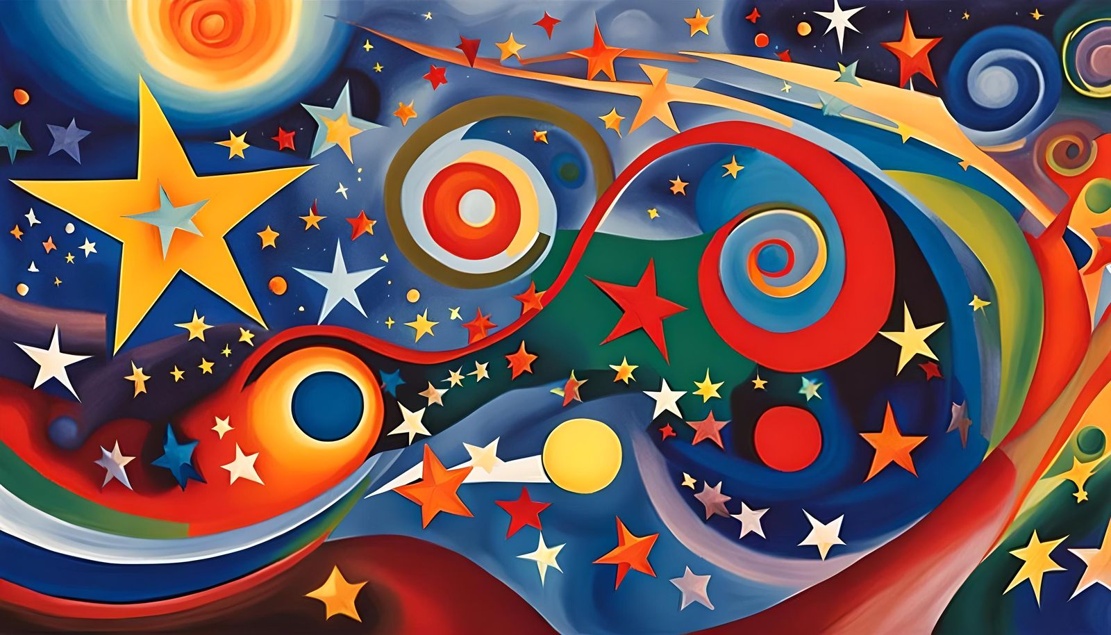 AI Generated Image of Stars