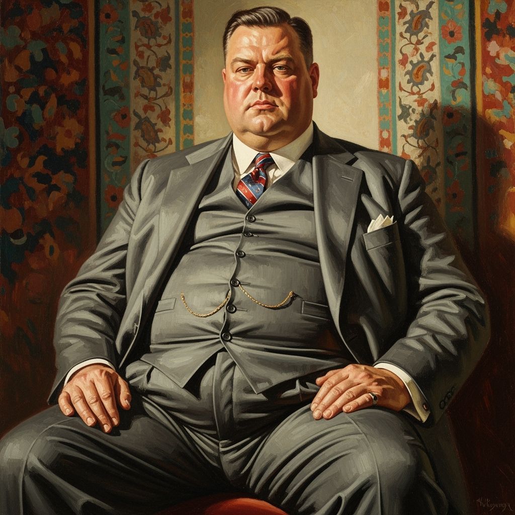 Elegant Portrait of a Confident Man in Suit