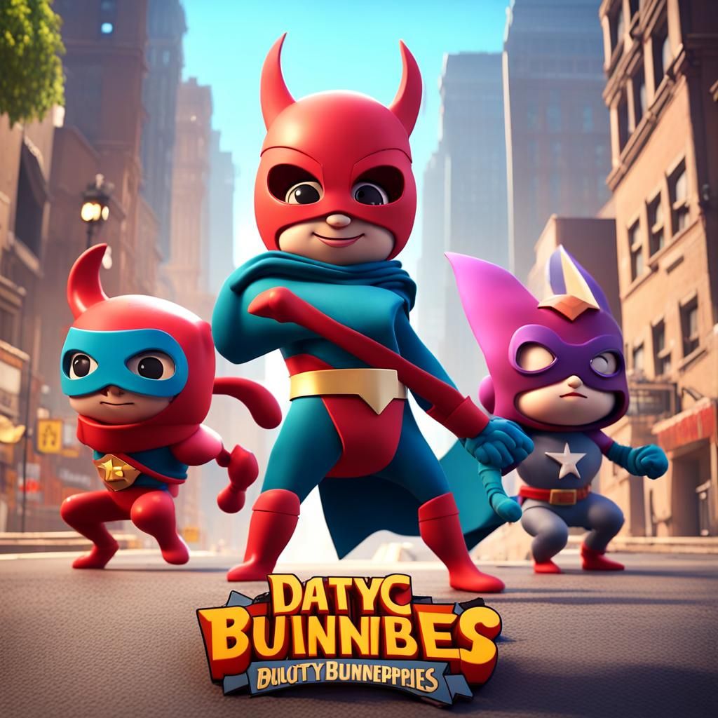 Toy Box City Protected by Pint-Sized Heroes in 3D