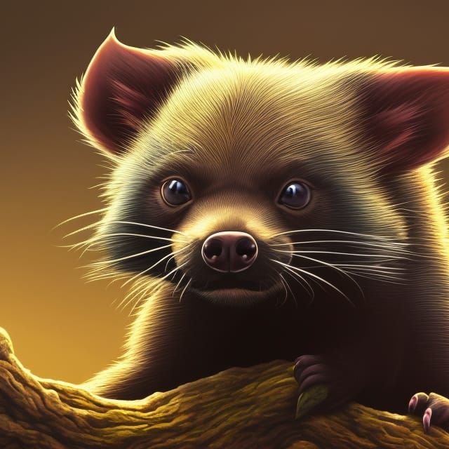 Adorable Tasmanian Devil Portrait in Cartoon Style