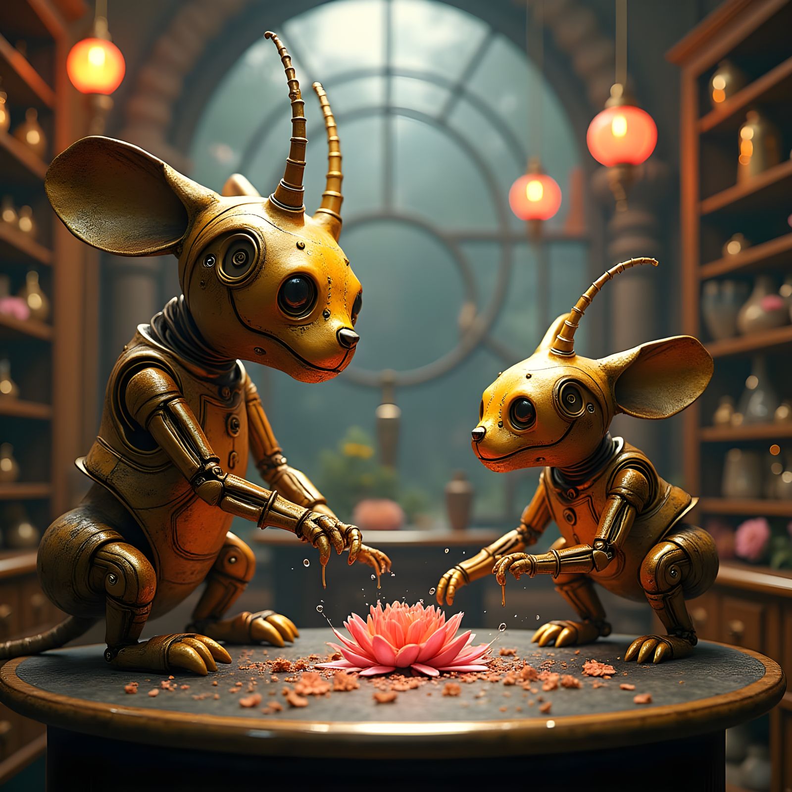 The inventors new assistents.