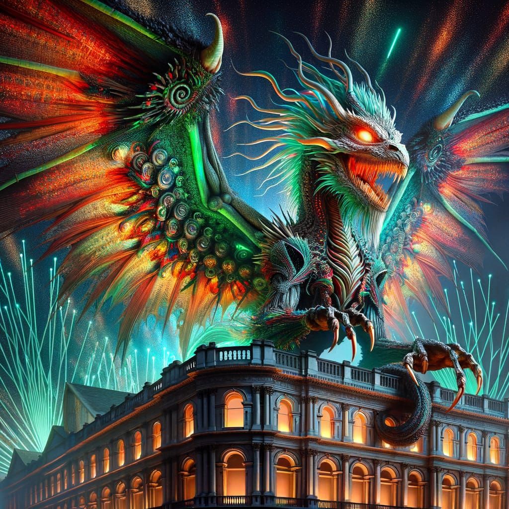 Dragon Dominates 18th Century London in Hyper-Realistic Cybe...