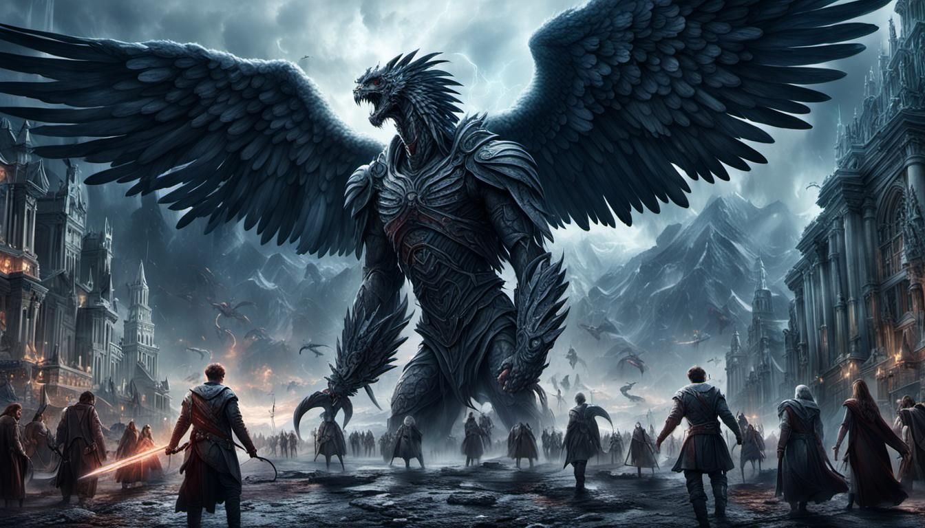 Epic Battle: Demons Protecting vs. Angels Whipping