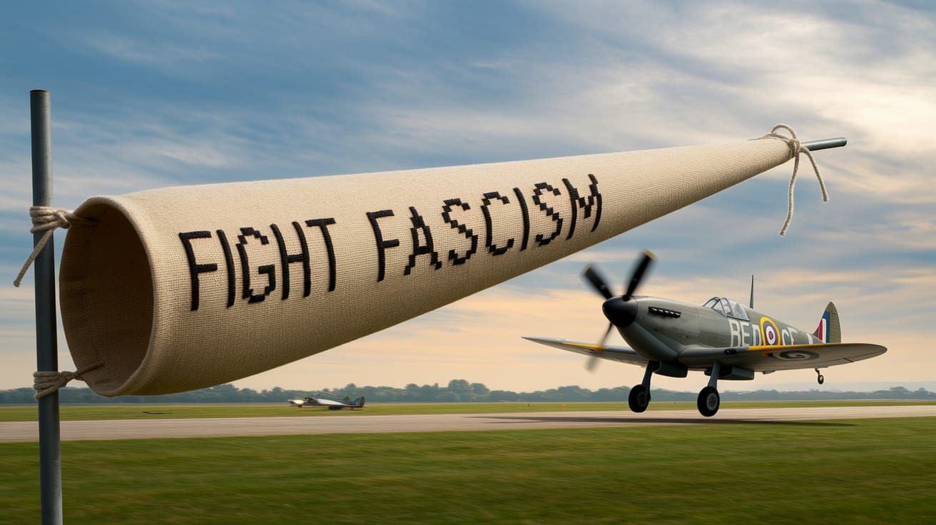 AIRFIELD WINDSOCK WWII