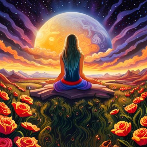 Mother Earth and Tree of Life: Digital Art