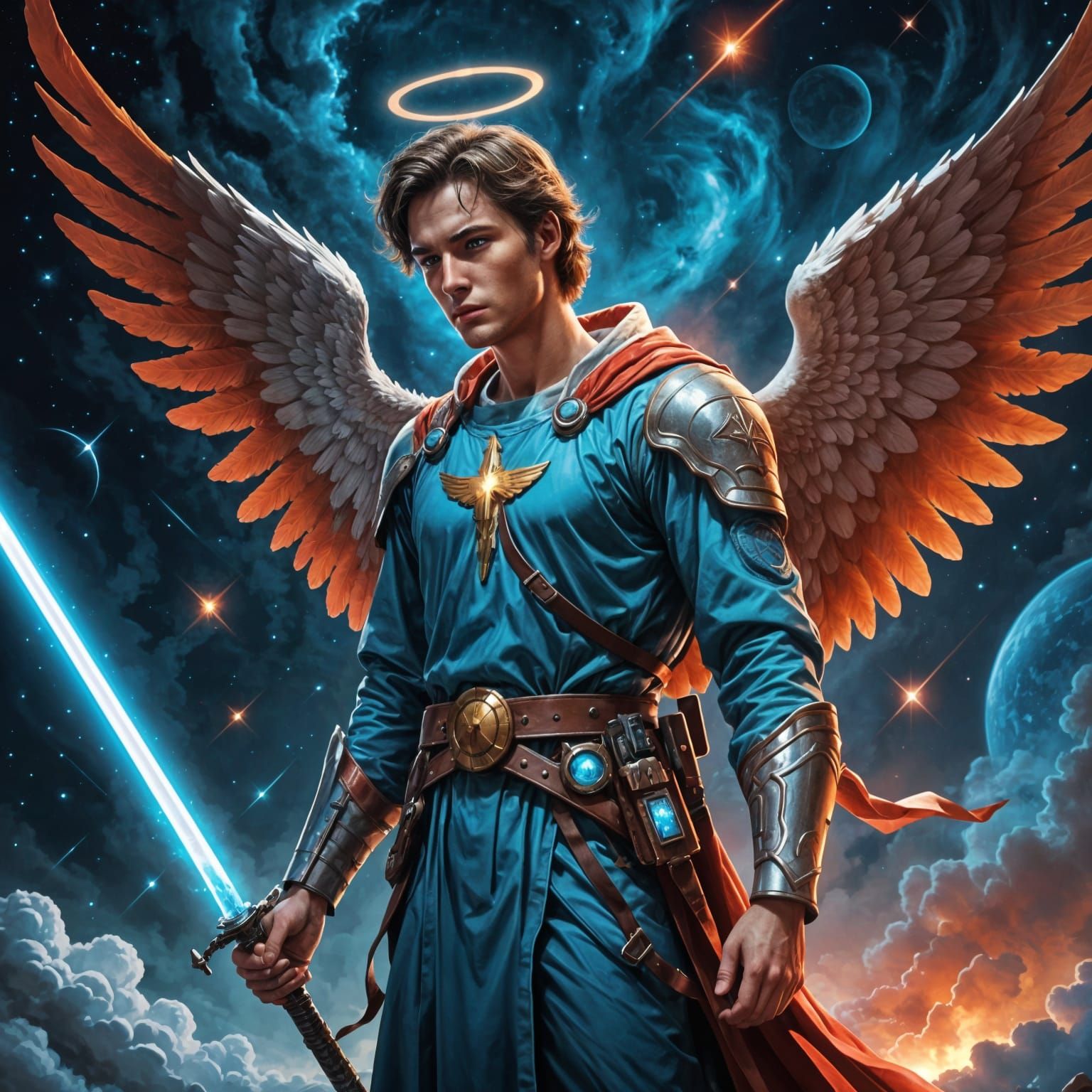 Angel in Space Delivers Ominous Warning