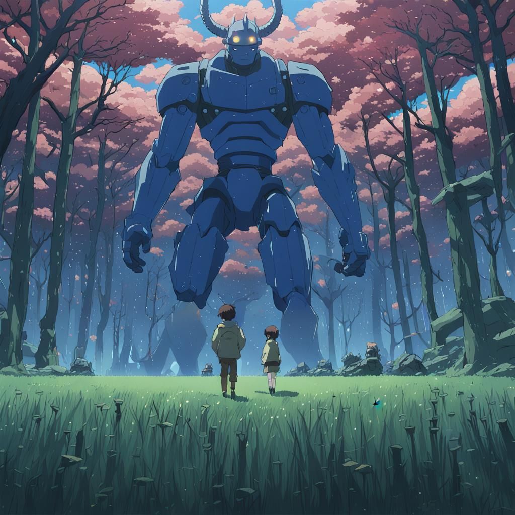 Angels, Demons, and Humans at War: Anime Key Visual