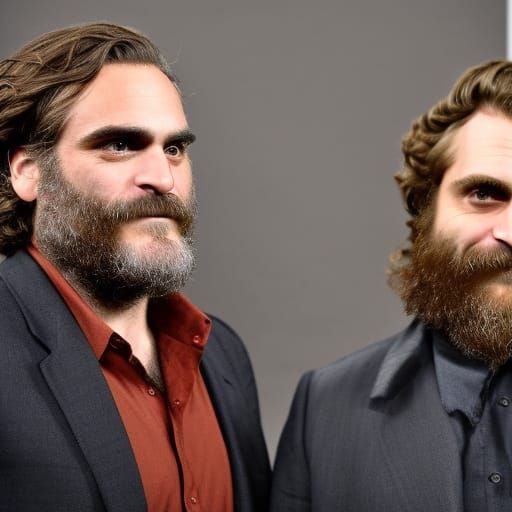 Joaquin Phoenix and Zach Galifianakis