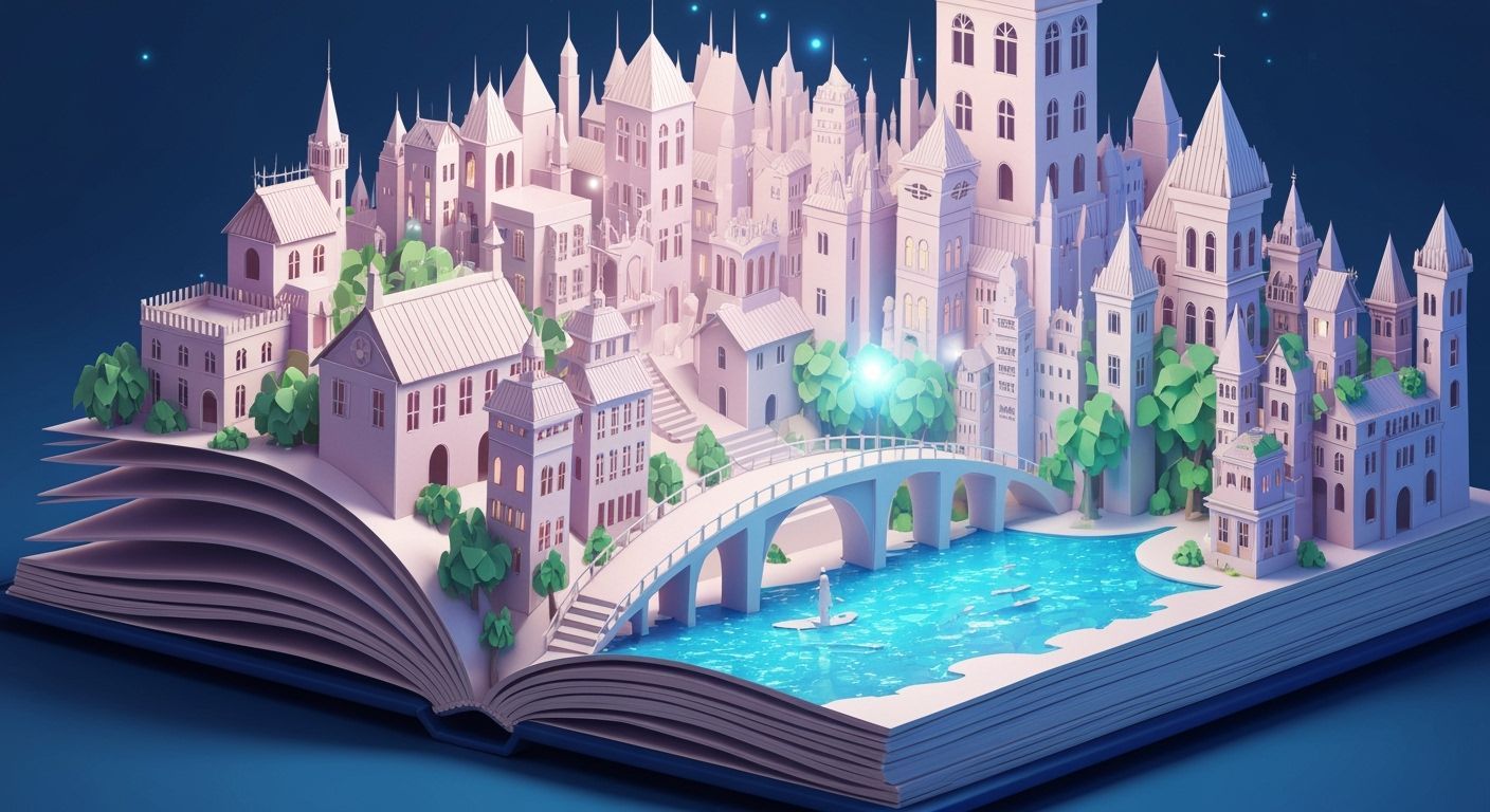 Vibrant Pop-Up Book City Comes Alive