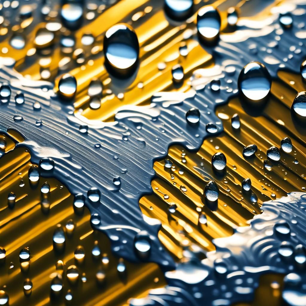 Raindrops Dancing: Lyrical Abstraction in 8K