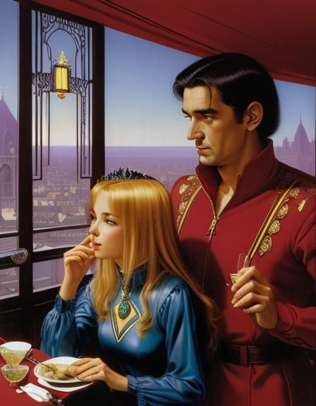 Aliens on a Date: Dark Fantasy Comic Art