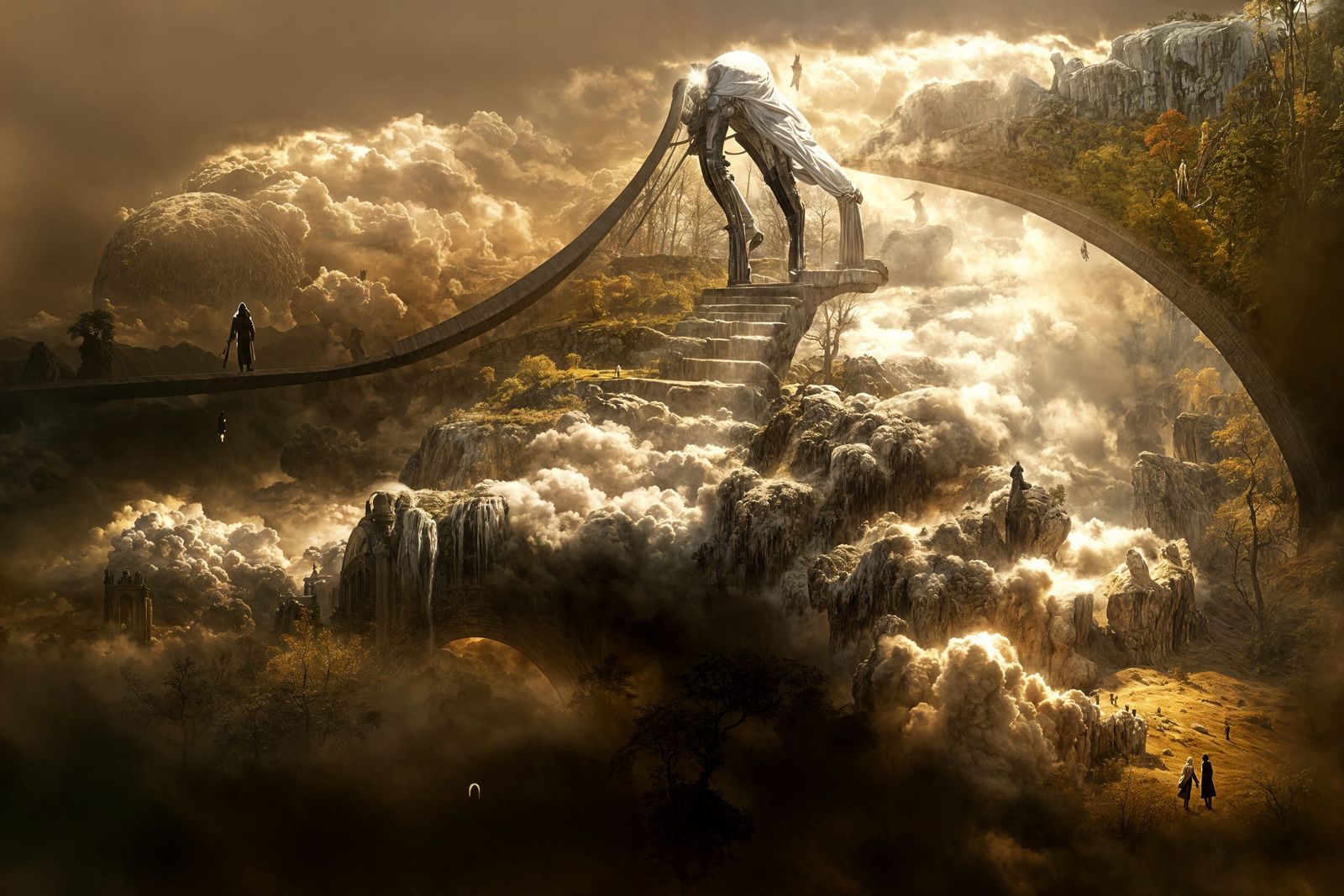 Surreal World Walker on High Arch