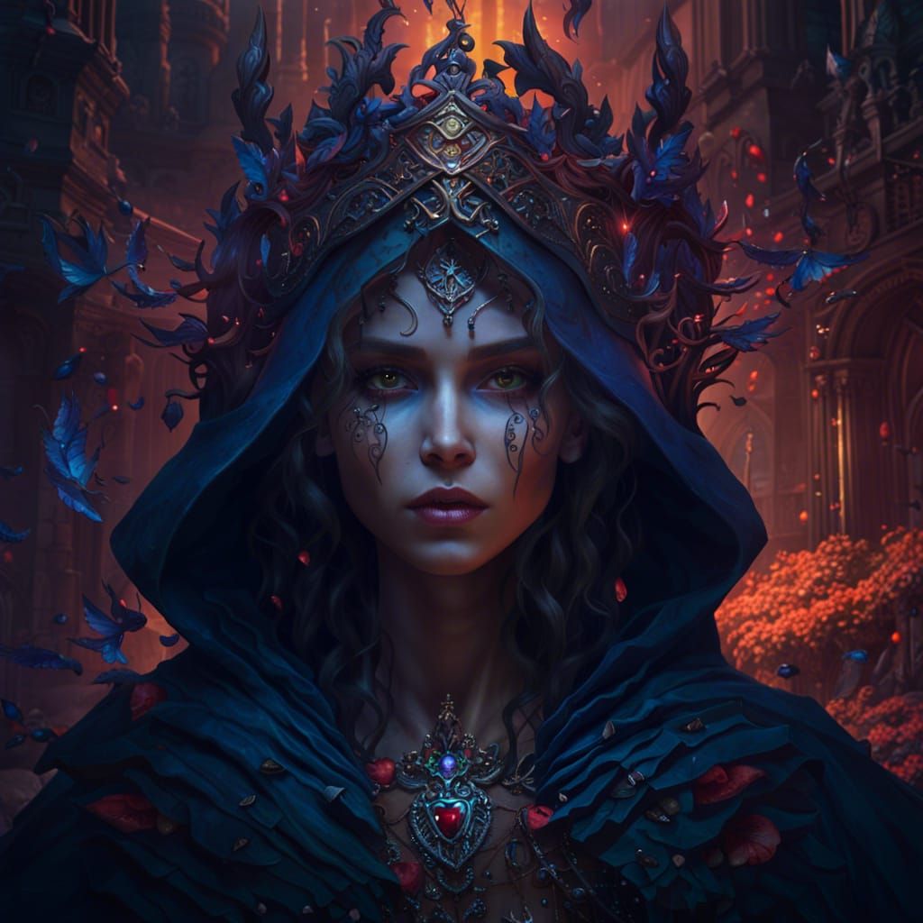 Ethereal Temptation: A Detailed Matte Painting