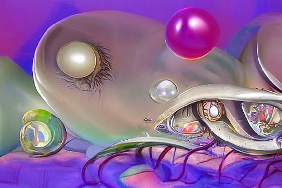 Jell-O Creature in Dr. Strange Comic Style