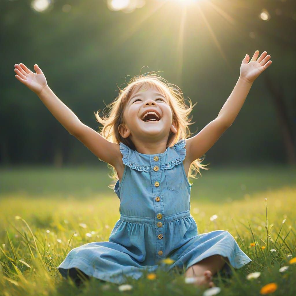 Radiant Joy in Vibrant Colors