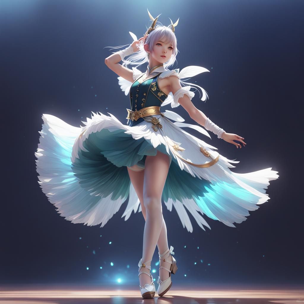 Ethereal Fantasy Tap Dancer in Hyperdetail
