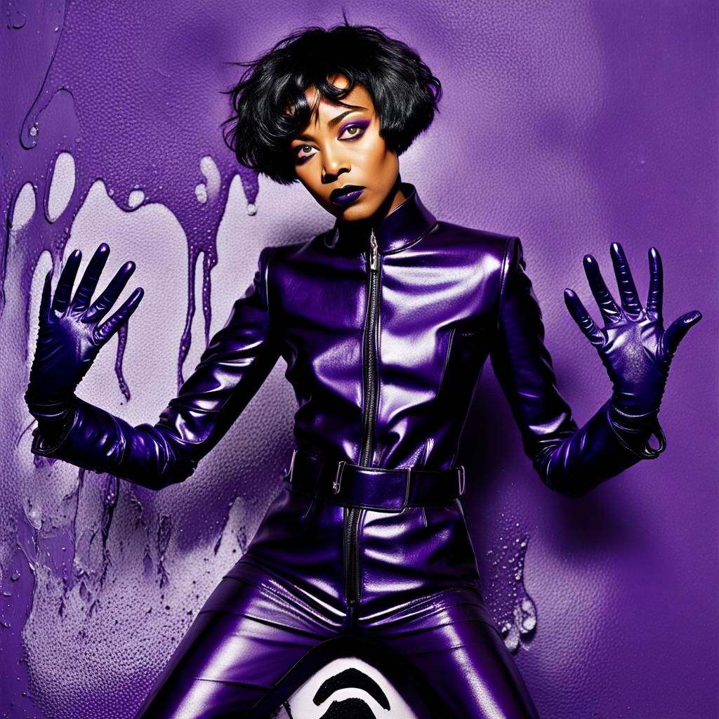 Eerie Woman with Tentacles in Surrealist Style