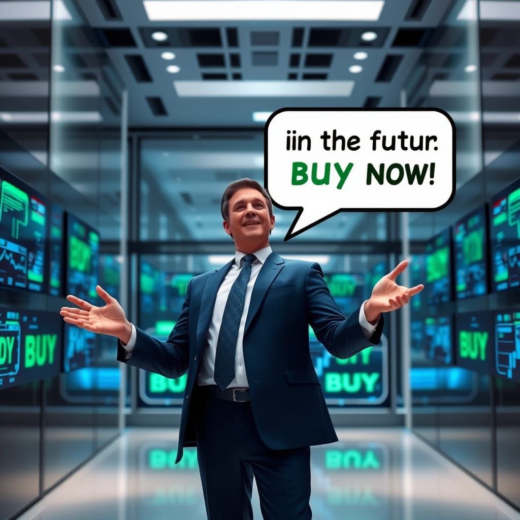 Businessman Urges Investment in Futuristic Office