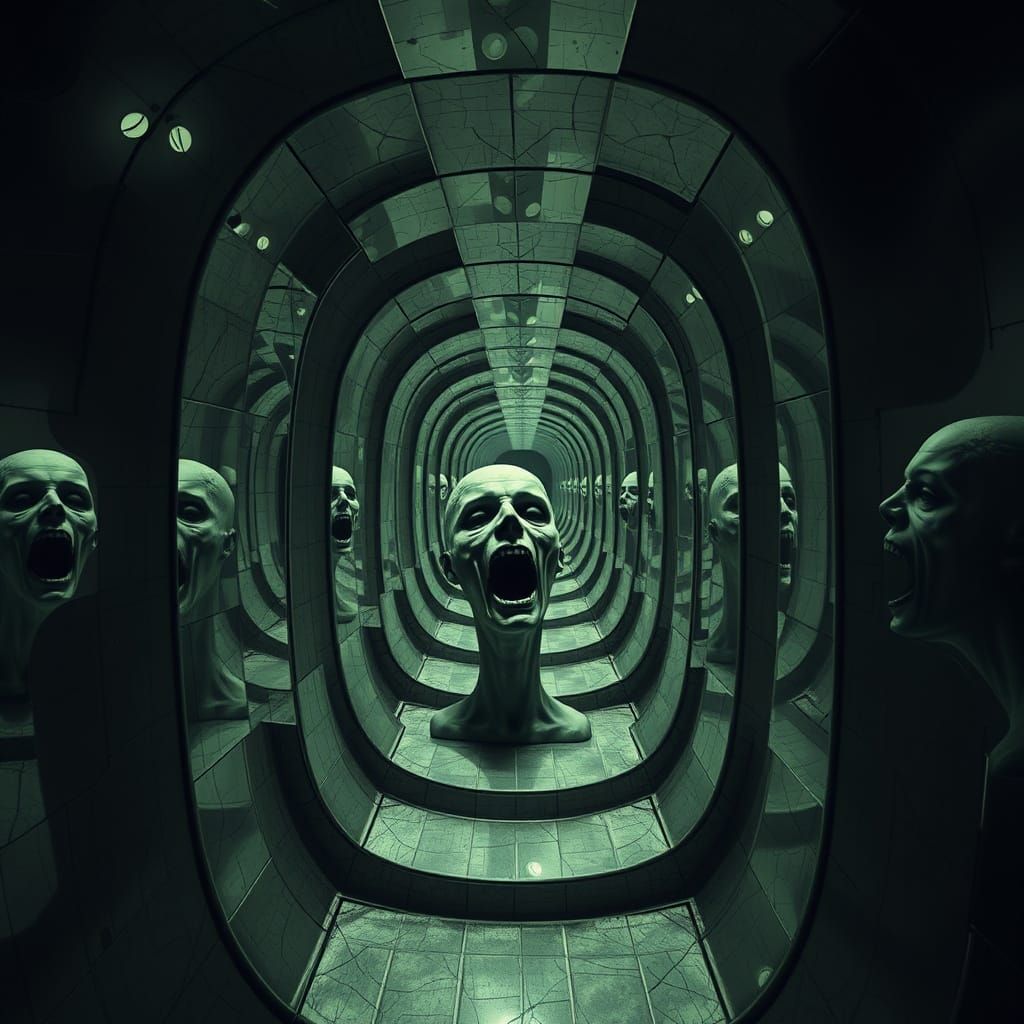 Distorted Mirror Maze: Gothic Horror in 8K