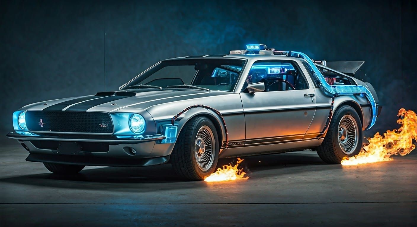 Shelby Mustang Time Machine: Back to the Future