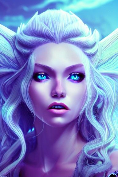 Detailed Cosmic Siren Concept Art in Unreal Engine